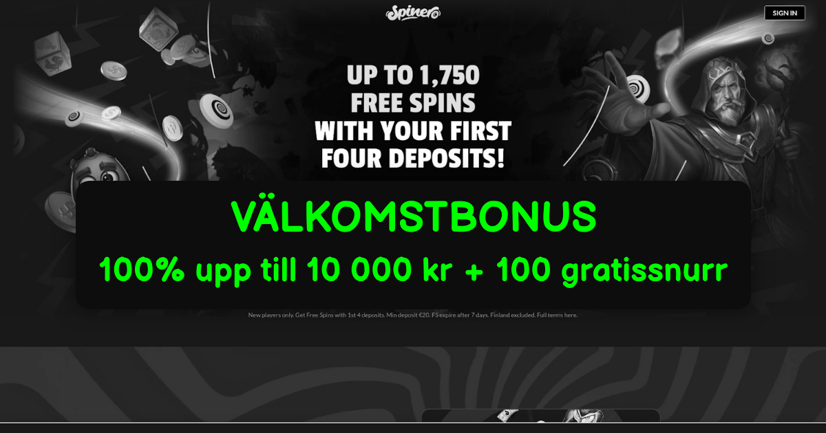 Spinero Casino Sverige